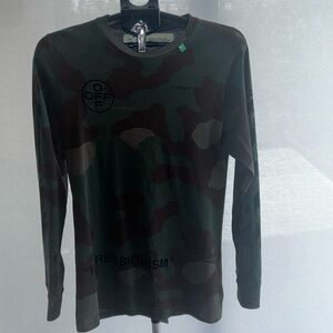 Off white camo long sleeve T-shirt